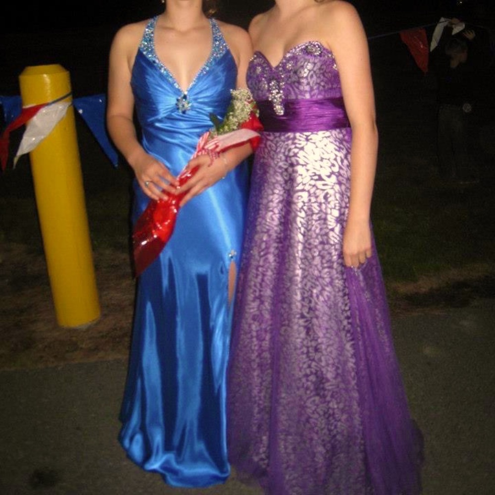 Purple formal dress size 2